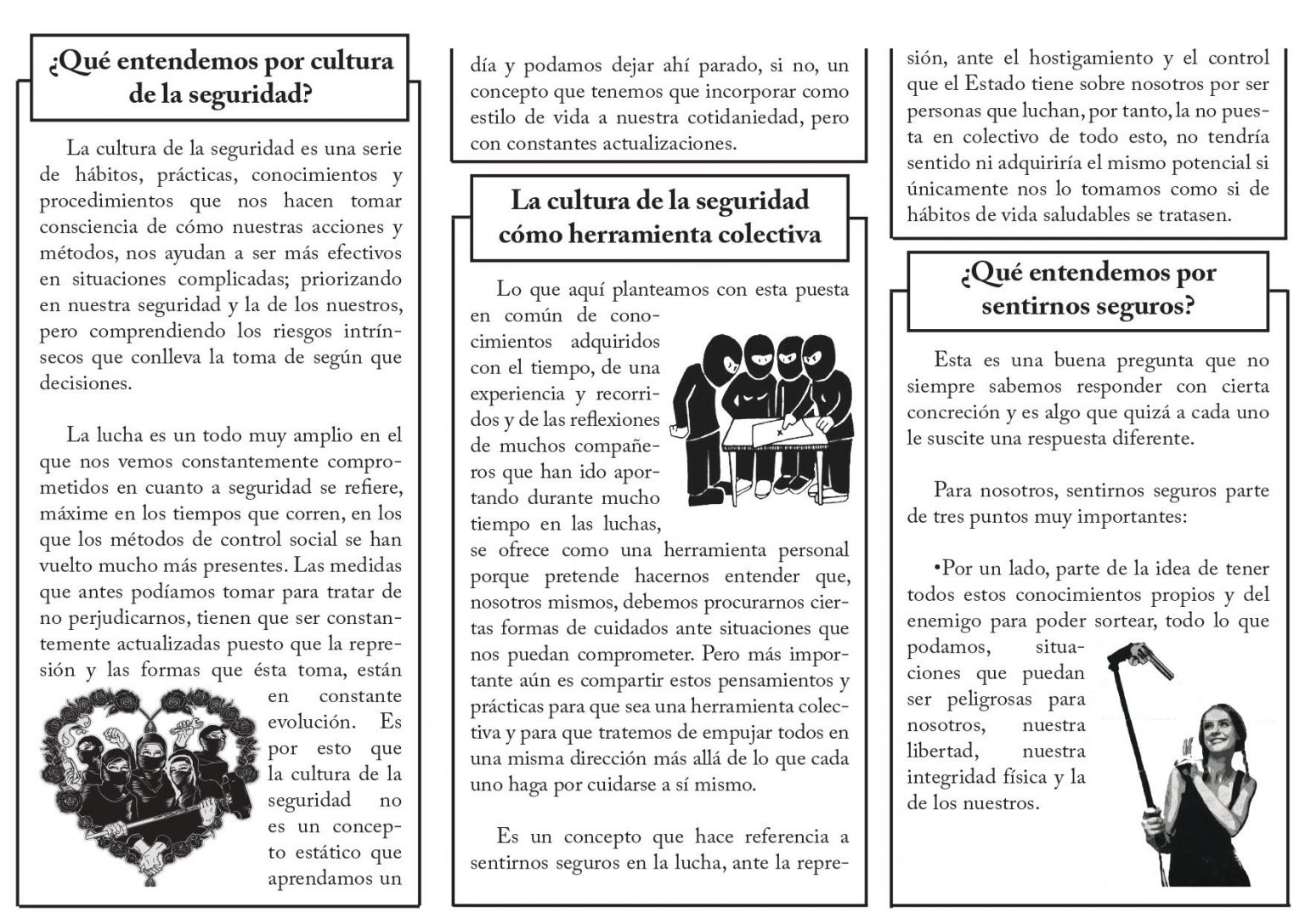 Triptico sobre la cultura de la seguridad (Parte 1).